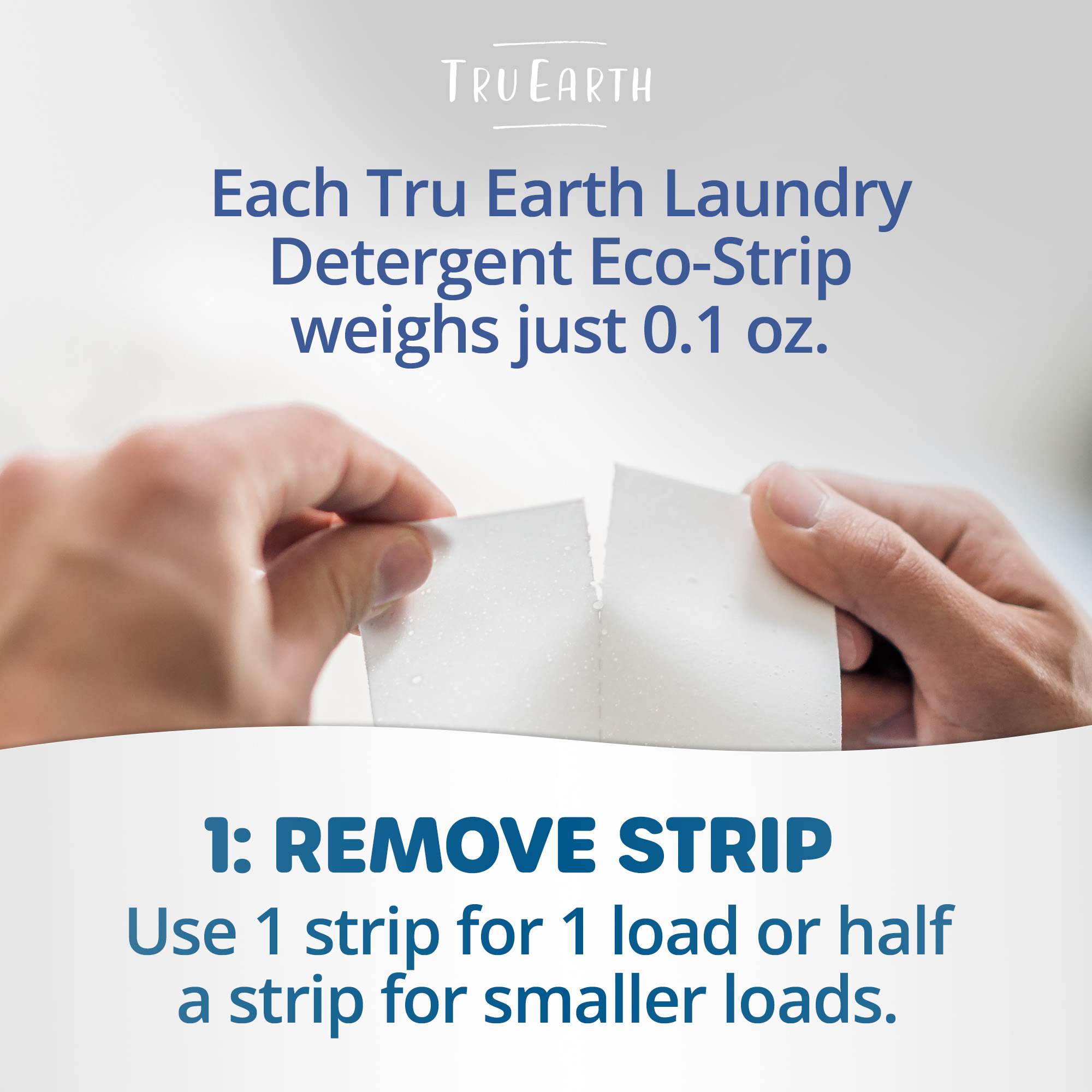 Tru Earth Platinum Laundry Detergent Sheets - Lilac Breeze Scent - Up to 128 Loads (64 Sheets) - Laundry Detergent Eco-Strips