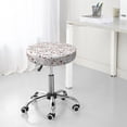 thumbnail image 7 of Fotbe Cat Bear Rabbit Stool Covers Round,Waterproof Round Bar Stool Covers Bar Chair Covers Washable Stool Cushion Slipcover for 12-14 Inch Chair-, 7 of 7