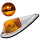 thumbnail image 3 of DC 12V Amber Teardrop Cab Light Cab Marker Light Front Rear Top Clearance Roof Running Light Wiring Pack for Truck Van, 3 of 5