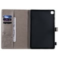 thumbnail image 3 of Case for Galaxy Tab A 10.1" 2016 SM-T580/T585, Slim Fit Folio Flip PU Leather Butterfly Embossed Smart Stand Cover Auto Wake/Sleep Shockproof Protection TPU Back Cover, Gray, 3 of 6