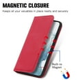 thumbnail image 5 of Feishell Wallet Case For Samsung S21, Magnetic Folio Card Slots Holder Kickstand Premium PU Leather TPU Shockproof Interior Protective Case [RFID Blocking] for Samsung Galaxy S21, Red, 5 of 10