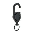 thumbnail image 3 of Mosquetón retráctil resistente con carrete de tracción, llavero con hebilla de cable de acero resistente, llavero con resorte, herramienta deportiva para exteriores, 3 of 5