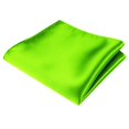 thumbnail image 2 of Anvazise Men's Satin Solid Plain Color Handkerchief Hanky Pocket Square for Wedding Party Green One Size, 2 of 13