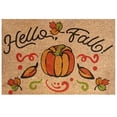 thumbnail image 1 of LNGOOR Happy Fall Door  Fall Leaves Pumpkin Theme Welcome Doormat for Front Door Indoor Outdoor Rug for Home Kitchen Floor Thanksgiving Decor 16 X 24 Inch, 1 of 5