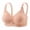 Gray, variant on Push-Up Brass New Women’s Plus Size Push up Bras - Adjustable Straps Lace Patchwork Wireless Bras - Support Everyday Bralette
