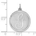 thumbnail image 2 of 925 Sterling Silver Dainty Letter G Initial Name Monogram Necklace Charm Pendant, 2 of 6