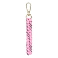 thumbnail image 1 of Llavero de Cuerda [1PCS] - Charm de Bolsa Boho - [Rosa] Llavero Trenzado, 1 of 6