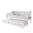 thumbnail image 4 of Castle Place Timeless Cane Wooden Daybed with Trundle, White, 4 of 12