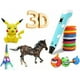 thumbnail image 1 of Bolígrafo 3D, bolígrafo de impresión 3D compatible con PLA y pantalla LCD, temperatura ajustable, lápiz 3D para niños azul ACTIVE Biensenido a ACTIVE, 1 of 5