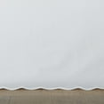 thumbnail image 2 of Stone Cottage Solid Scallop White Queen Tailored Bedskirt, 2 of 2