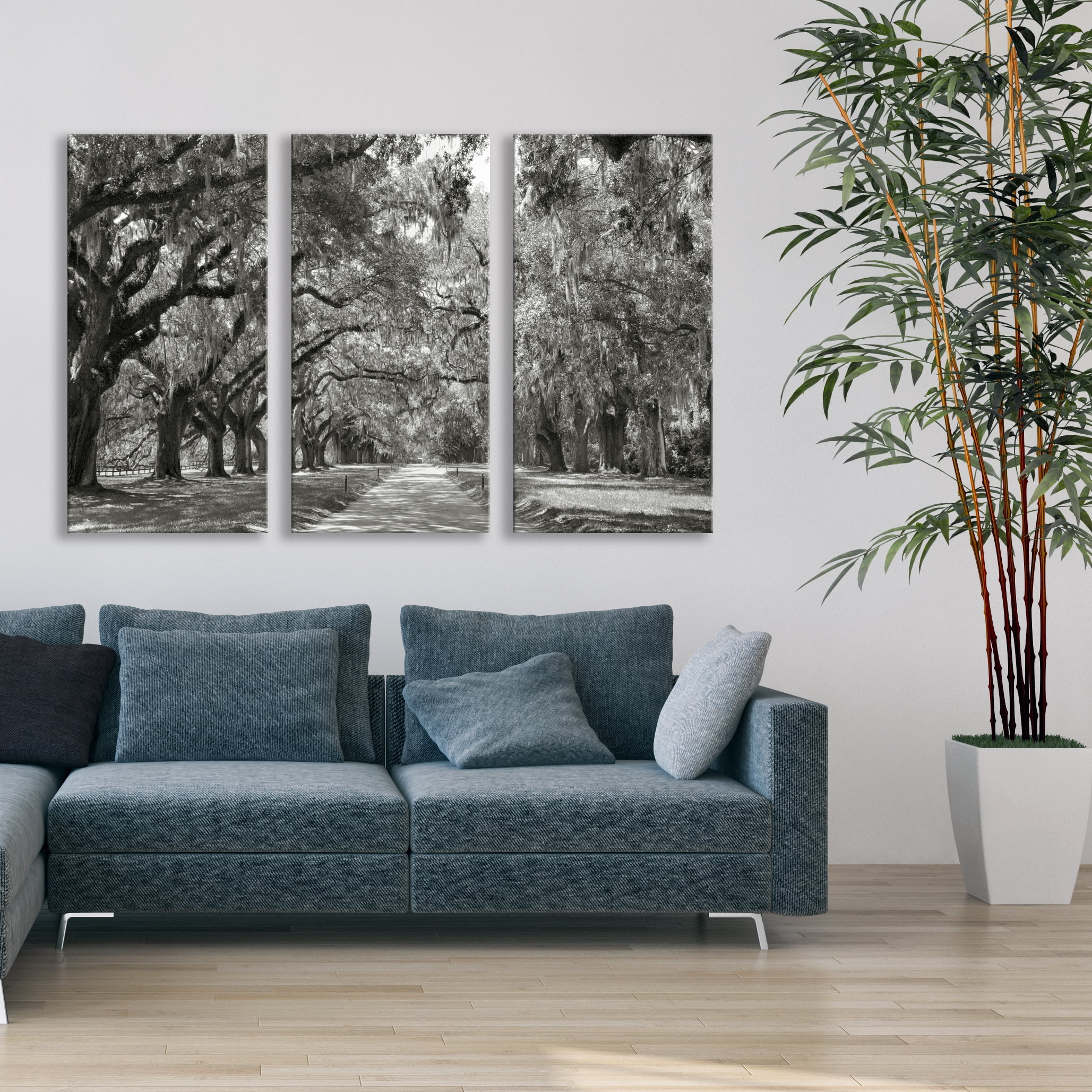 ArtWall Steve Ainsworth Live Oak Avenue Wall Art