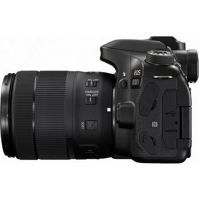 Amazon.com : Canon EOS 80D Digital SLR Kit with EF-S 18