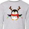 thumbnail image 4 of Inktastic Penguin Xmas Long Sleeve Youth T-Shirt, 4 of 5