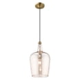 thumbnail image 2 of 41226-01 Livex Lighting Art Glass - 1 Light Mini Pendant in Coastal Style - 9.25 Inches wide by 18.5 Inches high-Antique Brass Finish    -Traditional, 2 of 11