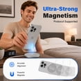 thumbnail image 5 of 25W Magnetic Wireless Charging Pad with 30W Wall Adapter, Qi2.2 Certified Fast Charger with 4FT Braided Cable, Compatible with iPhone Duo/18/17/16/15/14, Samsung Galaxy S26/S25 Ultra, Pixel 10,White, 5 of 7