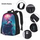 thumbnail image 3 of Fotbe DJ Panda Hot Air Balloon Set Escolar 3 en 1 para Niños - Mochila Duradera con Lonchera Aislante y Estuche para Lápices - Mochila Escolar para Niños y Niñas, 3 of 7