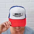 thumbnail image 6 of CafePress - Area 51 Escapee - Adjustable Unisex Printed Trucker Hat with Mesh Back, 6 of 10