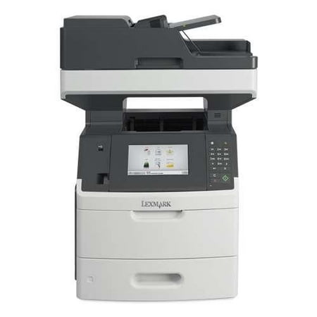 Lexmark MX710de 24T7401 Multifunction Mono Laser Printer - Color Scan, Copy, Fax, e-Mail, Up To 63ppm, 1200 x 1200 dpi,