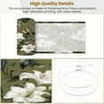 thumbnail image 4 of Lampshades 2 Pack Delicate White Lilies Butterflies Olive Green Floral 13"x13"x10" Light Shade for Table Lamps Floor Lamp Shades Lampshade Replacement Easy Assembly Moody Boho Home Decor, 4 of 8