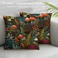 thumbnail image 3 of RUIYC Mushroom Throw Pillow Covers Soft Botanical Nature Theme Pillow Cases Cushion Covers for Living Room Bedroom Stuff Decorative Throw Pillowcases for Sofa Couch Chair, 3 of 5