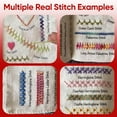 thumbnail image 2 of Saker Stitch Book Embroidery Kit: All-in-One Linen Embroidery Reference Guide with Multiple Sewing Tools, Floss, Needles & Scissors - Portable Gift, 2 of 9