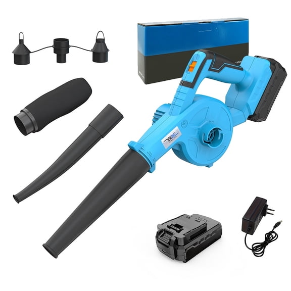 Leaf Blower Cordless with 18V Battery and Charger,2 Speed Modes,157MPH/64CFM Lightweight Electric Leaf Vacuum for Lawn Care, Patio, Dust, Blowing Leaves