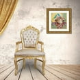 thumbnail image 3 of St Hilaire, Elizabeth 12x12 Gold Ornate Wood Framed with Double Matting Museum Art Print Titled - Giraffe and Birds, 3 of 4