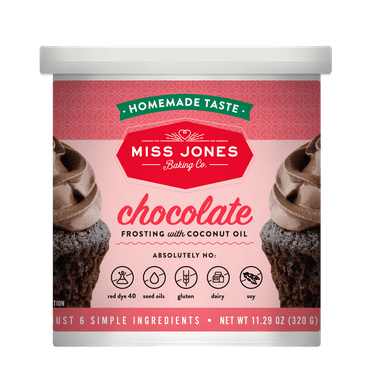 Miss Jones Baking Co. Natural Chocolate Frosting, 11.29oz