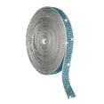 thumbnail image 1 of Rollo de cinta de cristal de strass, 5 filas de tiras de cristal autoadhesivas de 4 yardas color azul lago, 1 of 6