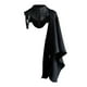 thumbnail image 1 of Traje de escote elástico para hombres adulto un solo hombro Media capa para Halloween S Yuyangstore manto negro, 1 of 6