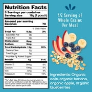 Amara Organic Baby Food Oats N Berries, No Added Sugar, Stage 2, 5 Individual Servings