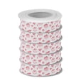 thumbnail image 2 of 5 Rolls Christmas Ribbon 1.5 inch Wide Decorative Ribbon for Gift Wrapping and Holiday Decorations Cute Pink Cake Pattern, 2 of 7