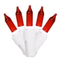 thumbnail image 1 of Brite Star 100 Mini Guirlandes Lumineuses, Fil Blanc, Rouge, 1 of 5
