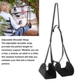 thumbnail image 4 of Hamaca Con Pedal, Accesorio De Viaje Cómodo Negro, Hamaca Para Pies De Viaje De Tela Oxford Para Vuelos De Larga Distancia, 4 of 7