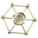 thumbnail image 1 of Reloj de escritorio geométrico, reloj de escritorio moderno, decoración del hogar, reloj decorativo de Metal sin para cocina, sala de estar, Hotel, oficina Hexágono, 1 of 8
