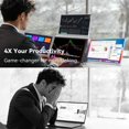 thumbnail image 4 of Extensor de pantalla para laptop LXU de 16" 1200P FHD IPS con monitor cuádruple, 4 of 8