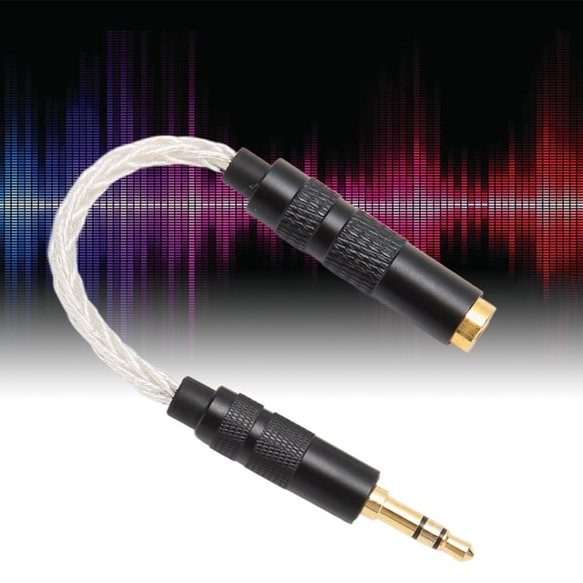 Adaptador de Auriculares Hurbremia de 4,4 mm A Macho de 3,5 mm, Adaptador de cable Estérero Baleto de 4,4 mm Chapado en Oro A 3,5 mm, Conector de cable de cable de conector