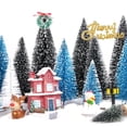thumbnail image 4 of Decoraciones navideñas Waipfaru, cepillos azules para botellas, 21 unidades, 4 of 7