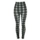 thumbnail image 1 of Leggings a cuadros para mujer, pantalones ajustados informales de cintura alta, pantalones pitillo estampados a cuadros elásticos para mujer, 1 of 3