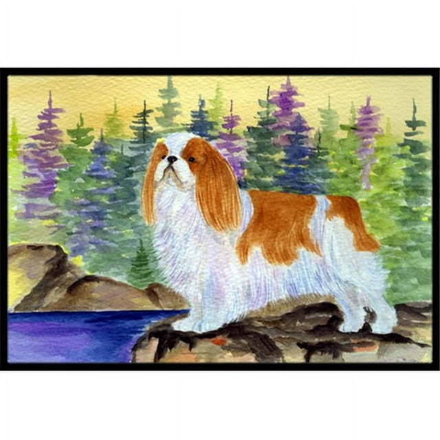 Carolines Treasures SS8204JMAT English Toy Spaniel Doormat - 24 x 36 in.