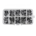 thumbnail image 3 of 100 Pieces Stainless Steel Fishing Rod Pole Tip Replacement Parts Guide Rings Casting Pole Balance Repair Spare Parts Professional Beginners Hardware, 3 of 8
