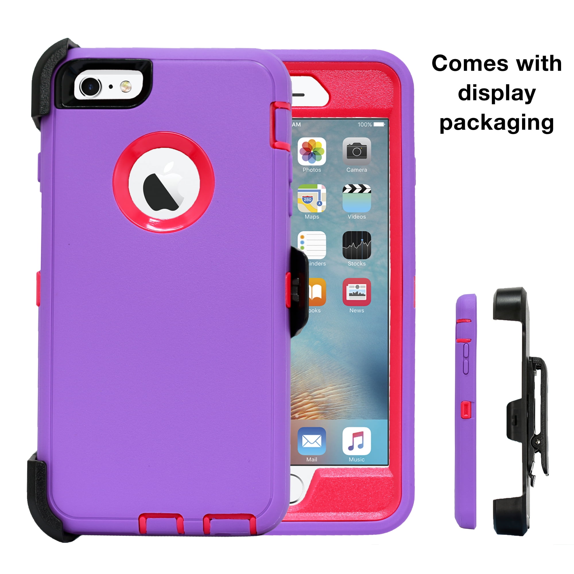 iPhone 6 Plus Case, [Full body] [Heavy Duty Protection] Shock Reduction