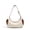 off-white, variant on Genuine Cowhide Women Hobo Bag, White Brown Leather Crossbody Shoulder Handbag