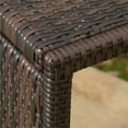 thumbnail image 5 of Noble House Salem 2 Piece Outdoor Wicker Chaise Lounge Set in Brown, 5 of 15