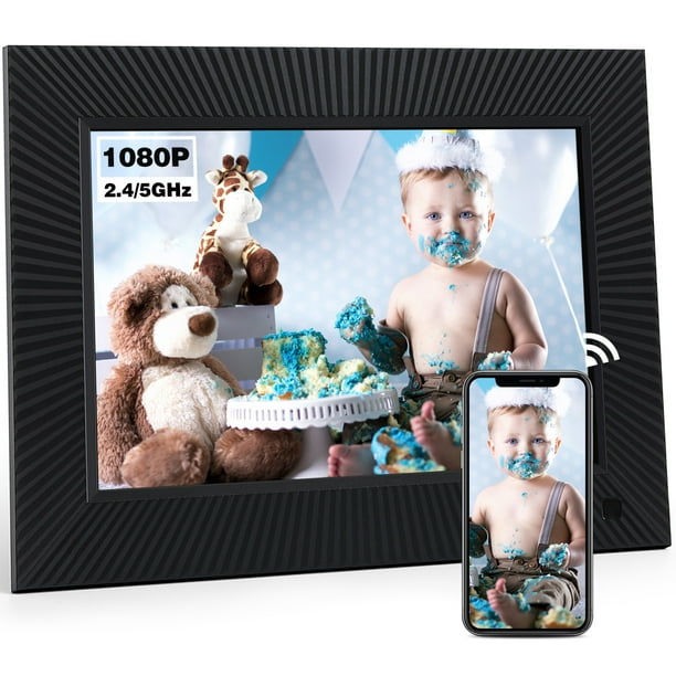 BSIMB 32GB Dual Band WiFi Digital Photo Frame 10.1 Inch, 1920x1200 FHD
