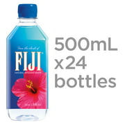 FIJI Water Natural Artesian Water, 16.9 Fl Oz, 24 Count