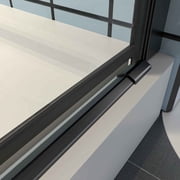 Shower Glass Doors – 36-38 Black Pivot Semi-Frameless | Classy