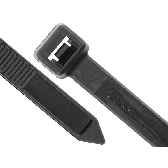 Secure Cable Ties 60 Inch Black UV Extra Heavy Duty HVAC Cable Tie - 50 Pack