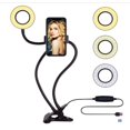 thumbnail image 1 of Soporte con Pinza con Aro de luz LED para Selfie o Tiktok CONTOYSA LED024 9cm, 1 of 6
