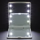 thumbnail image 3 of GOOHOCHY Espejo de maquillaje plegable con luz LED y aumento, espejo cosmético recargable., 3 of 8